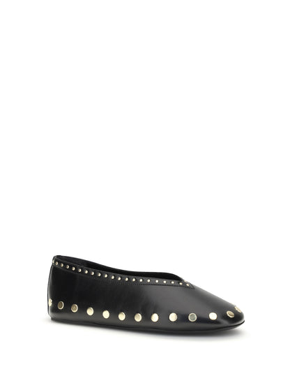 Ganni Jenny Ballerinas - Black