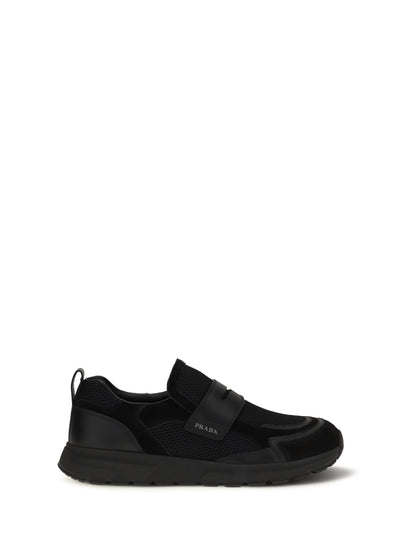 Prada Sport mesh Loafers - Black