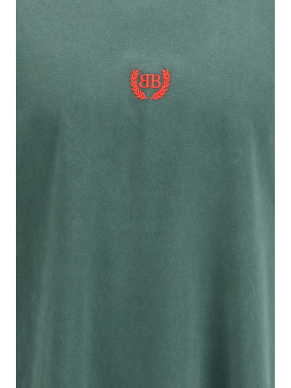 BALENCIAGA BB logo embroidered T-Shirt
