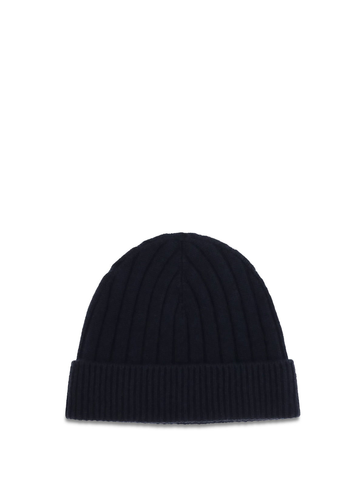 Kiton Wool Beanie Hat - Blue/Grey Light