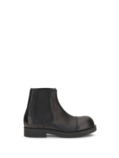 MM6 Maison Margiela Chelsea Biker Boots - Black