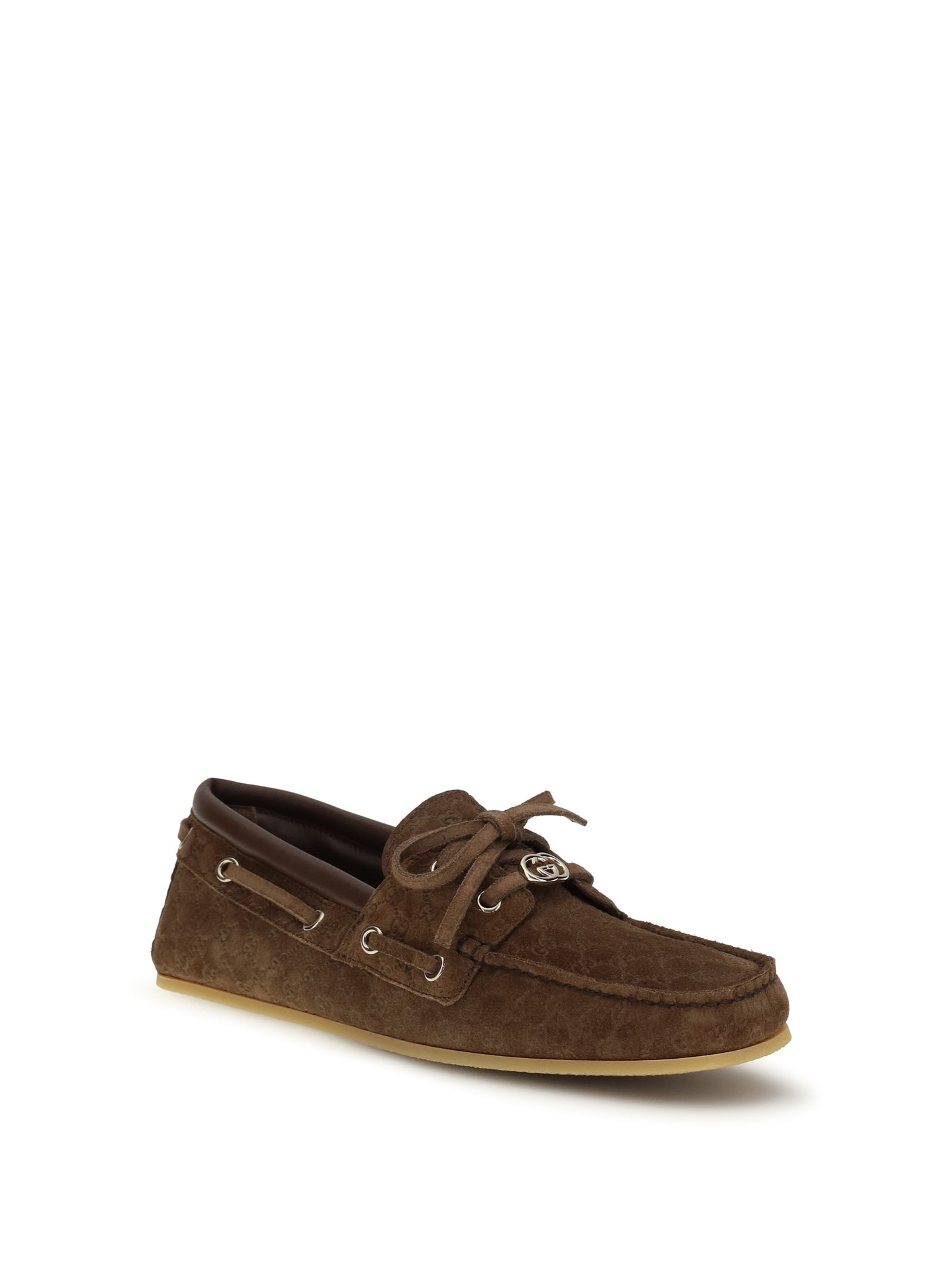 GUCCI Suede boat Loafers
