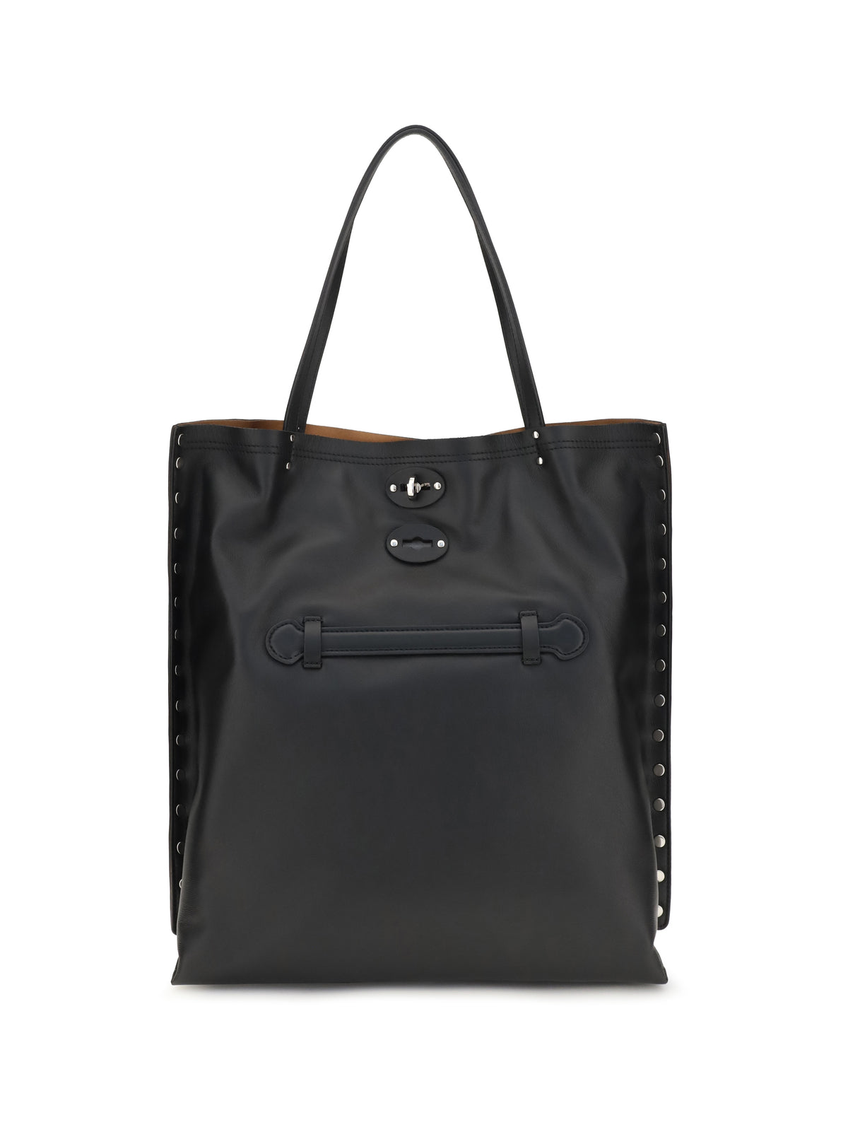 Zanellato A'spasso Saeta Shoulder Bag - Black Lavagna