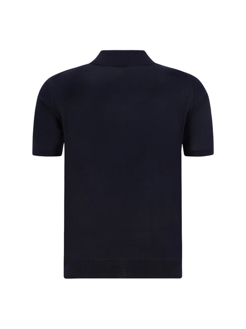 Prada Virgin wool Polo Shirt - Black