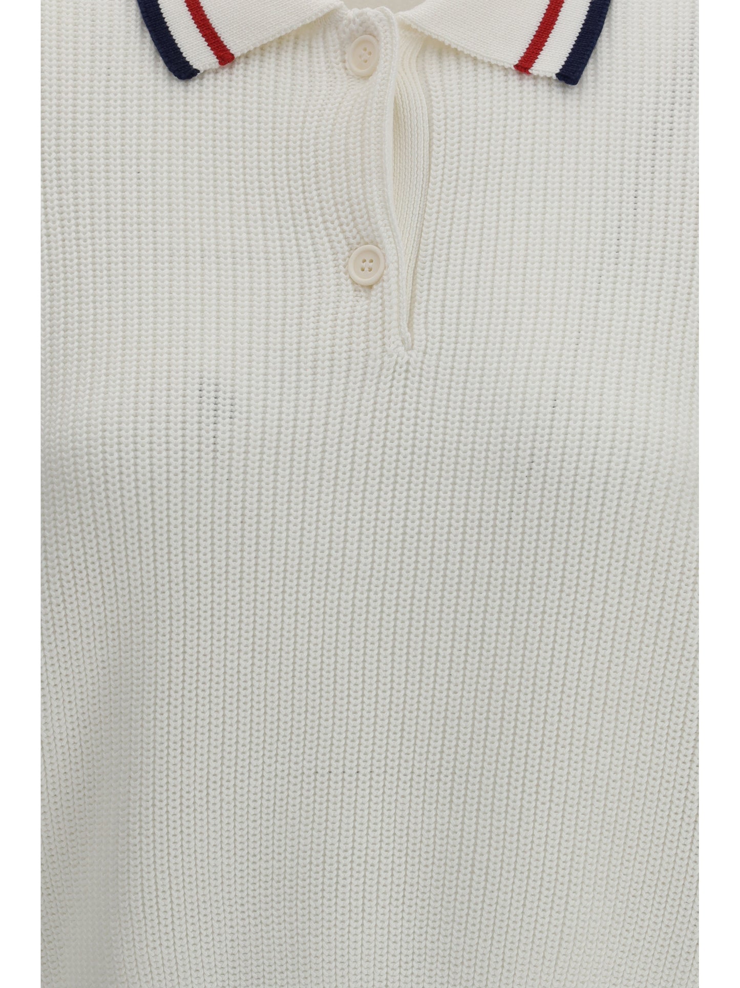 BRUNELLO CUCINELLI Polo in cotton English rib knit