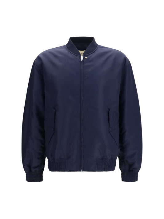 VALENTINO Nylon Jacket with ruffles
