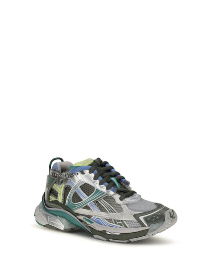 Balenciaga Runner Gradient Sneakers - Gry/Blue/Green/Yell