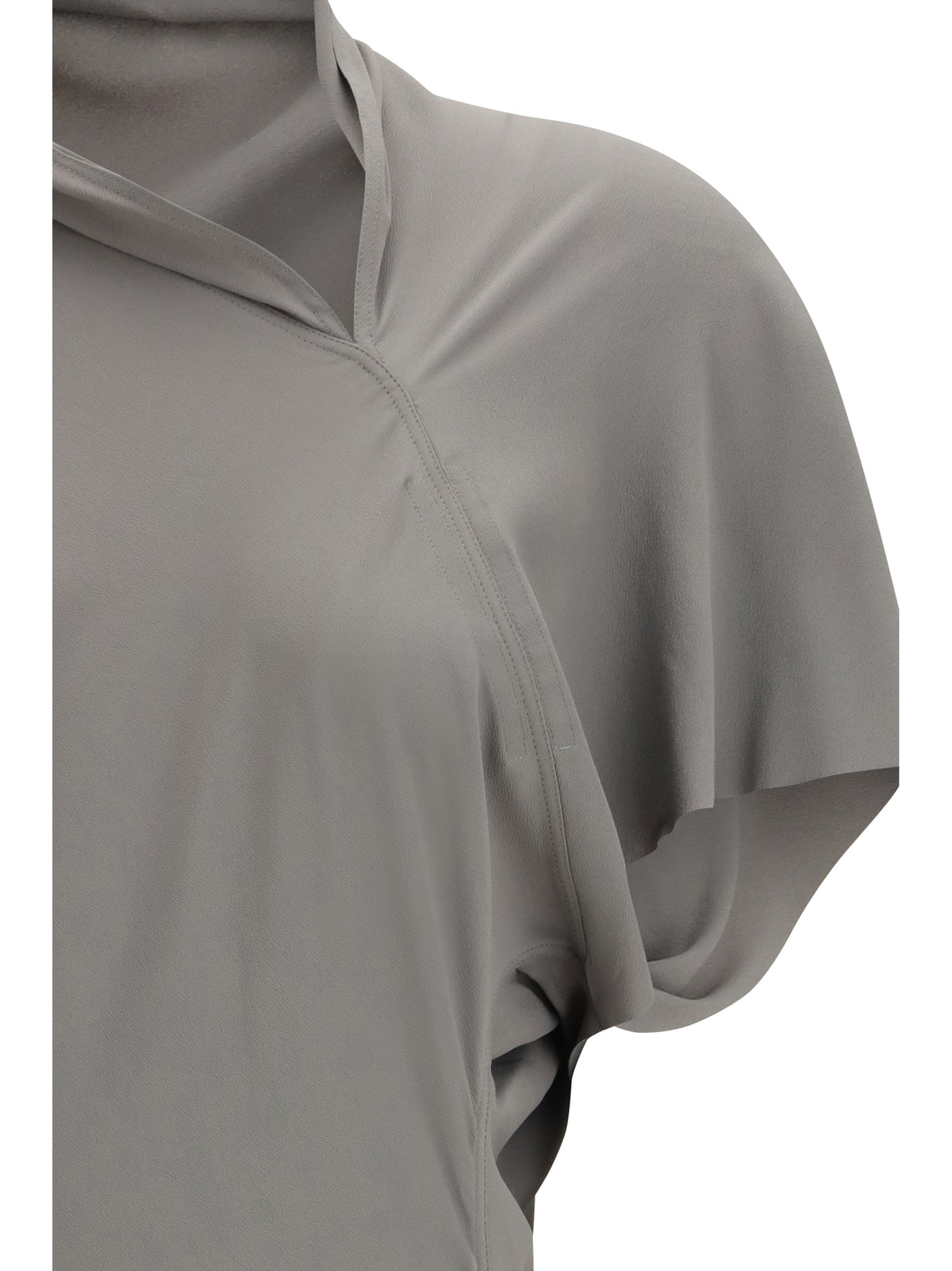 Rick Owens Asymmetric midi Dress - Euca