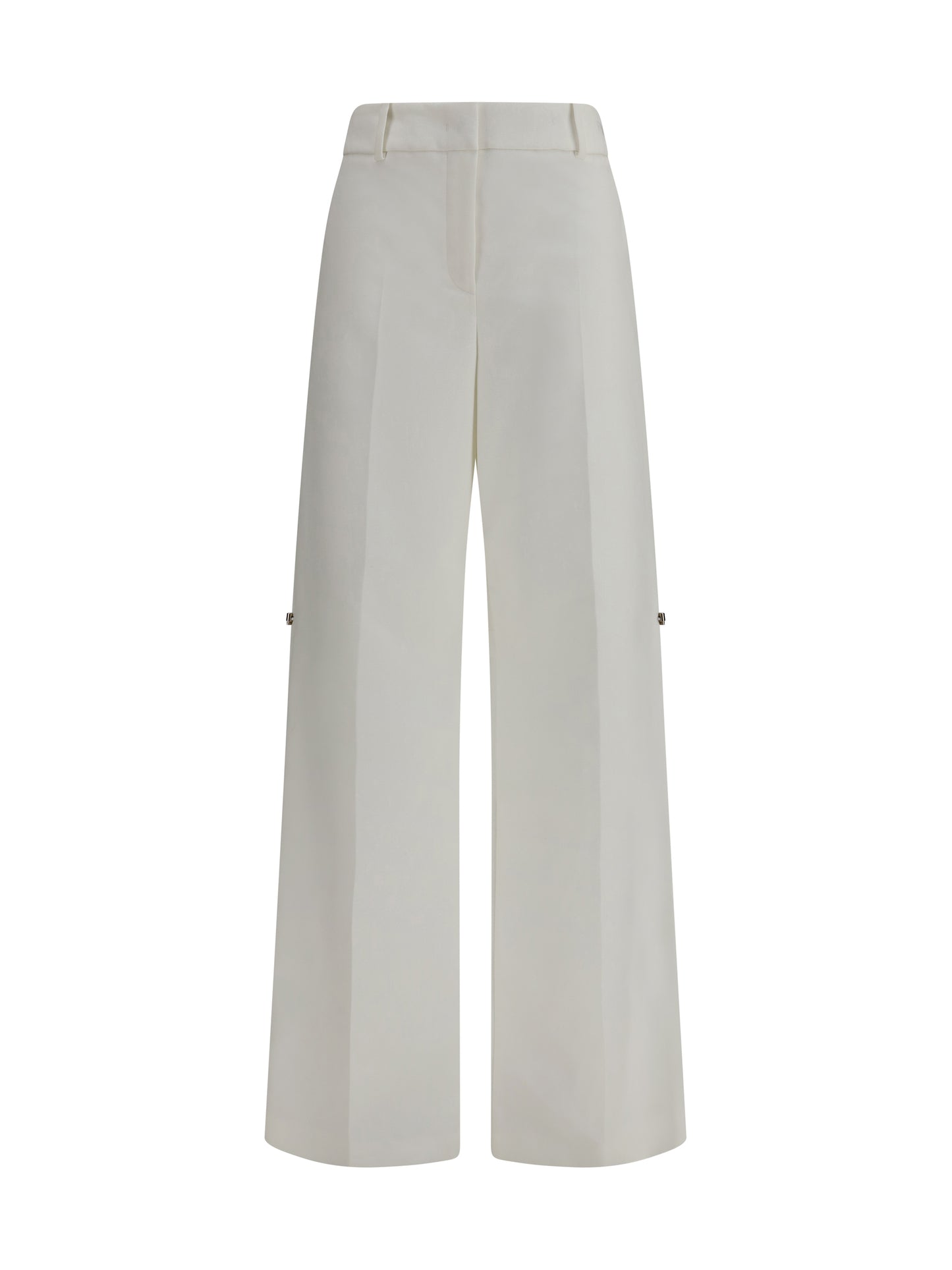 FENDI Pants in cotton with embroidered logo