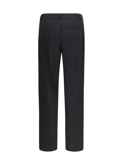 Laminar Wool-blend straight-leg Pants - Black
