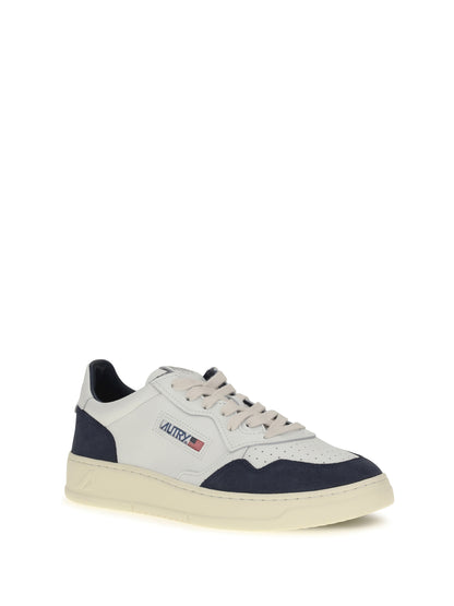 Autry Medalist Low Sneakers - Wht/Denim