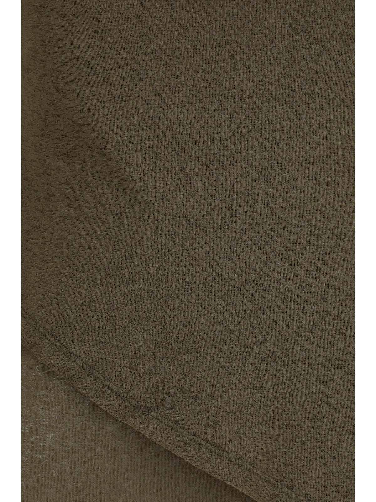 Ganni Asymmetrical knot Top - Military Olive