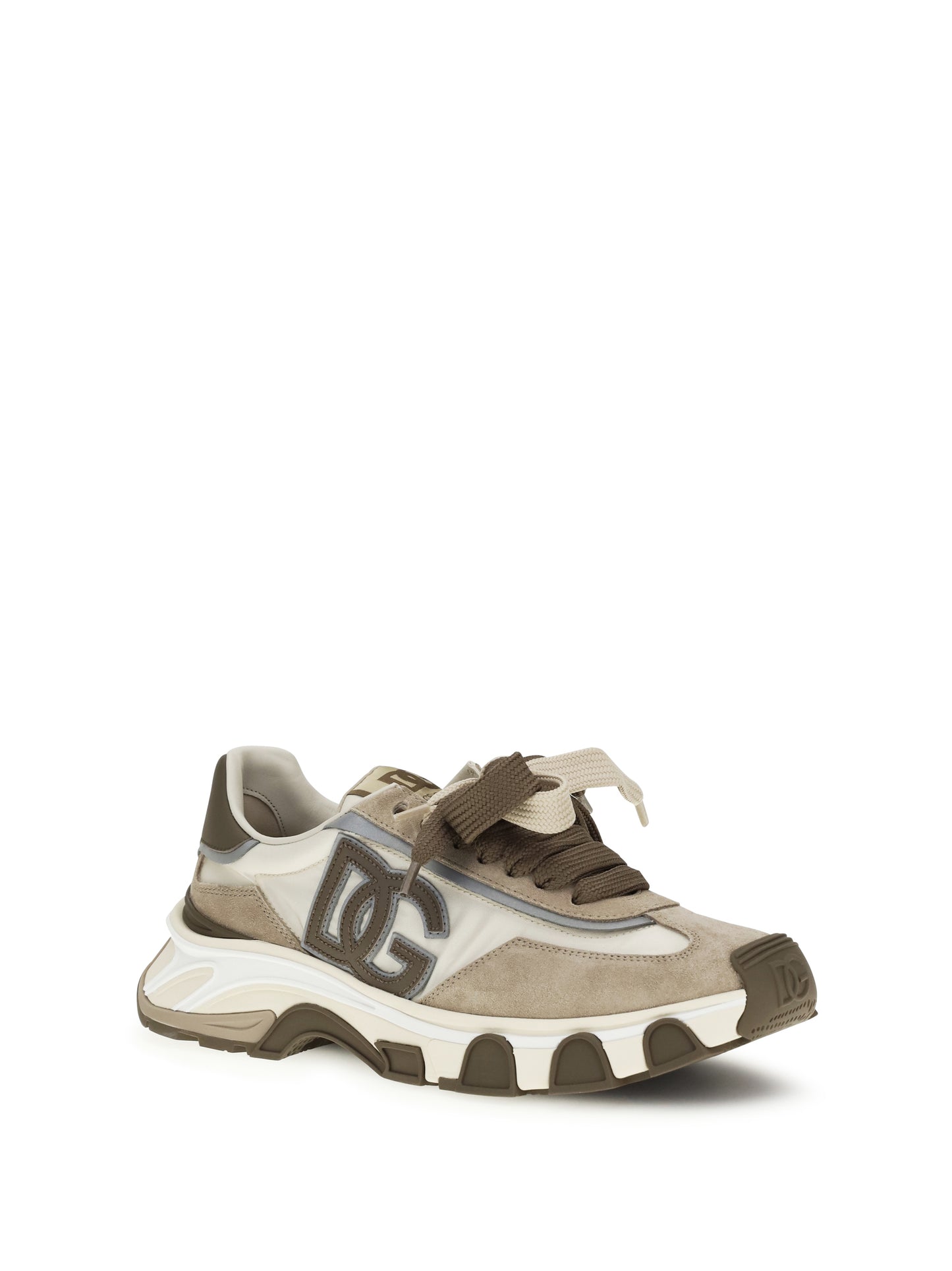 DOLCE & GABBANA Leather and mesh Sneakers