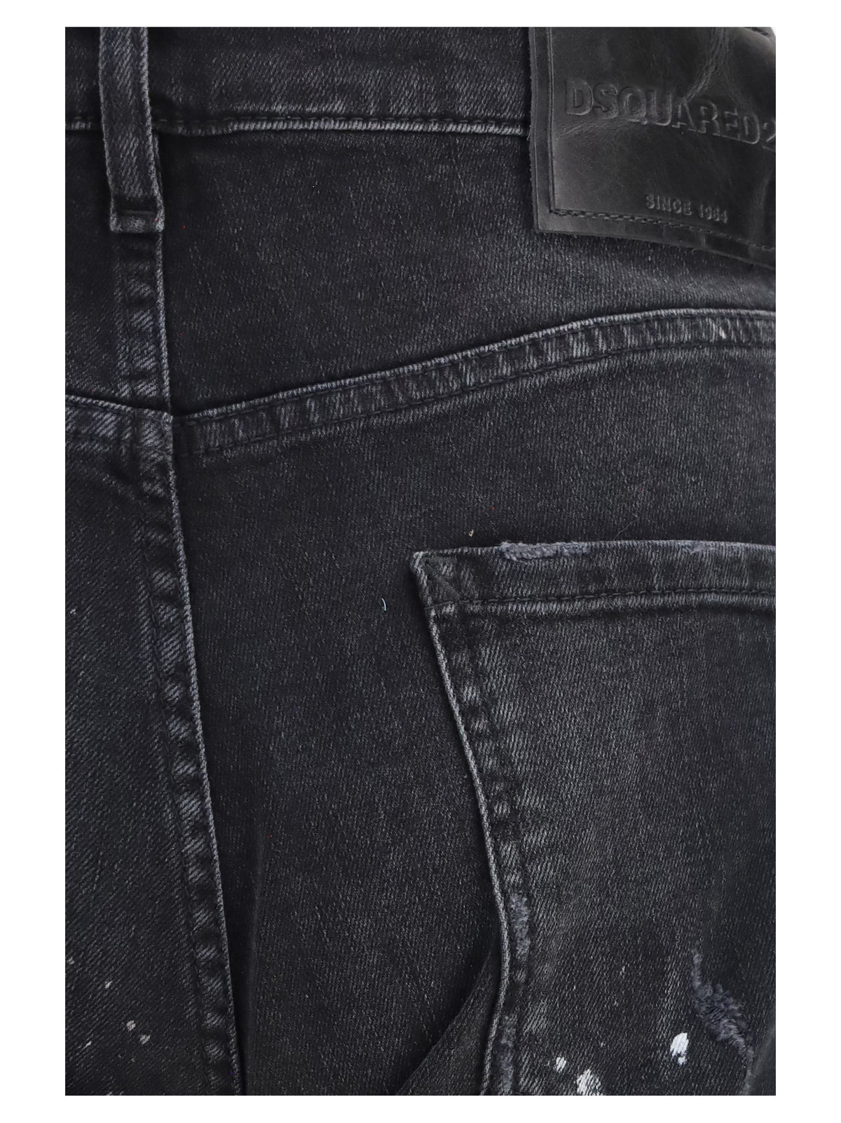Dsquared2 Teddy dark wash stretch denim Jeans - Black