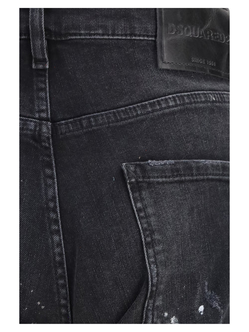 Dsquared2 Teddy dark wash stretch denim Jeans - Black