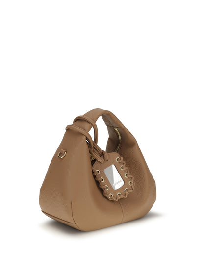 Ganni Hobo Handbag - Tawny Birch