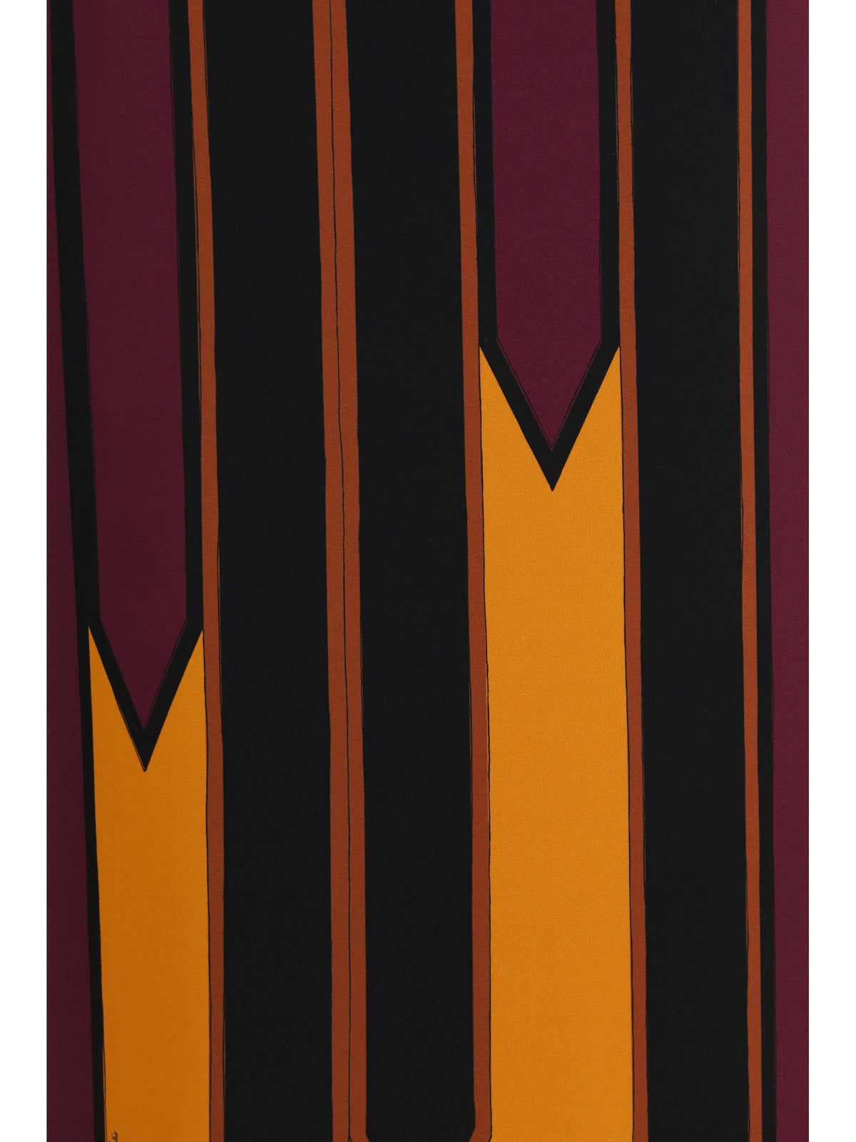 Pucci Tecno Couture Long Skirt - Burgundy Gold
