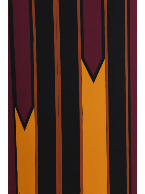 Pucci Tecno Couture Long Skirt - Burgundy Gold