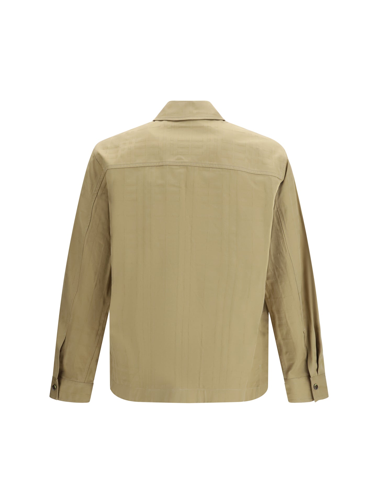 BURBERRY Check cotton zip Shirt Jacket