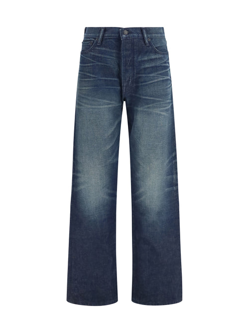 Tom Ford Low-Rise Boyfriend Jeans - Midnight