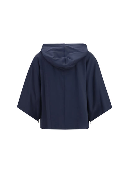 Max Mara Fidato Hooded Sweatshirt - Blue Marino