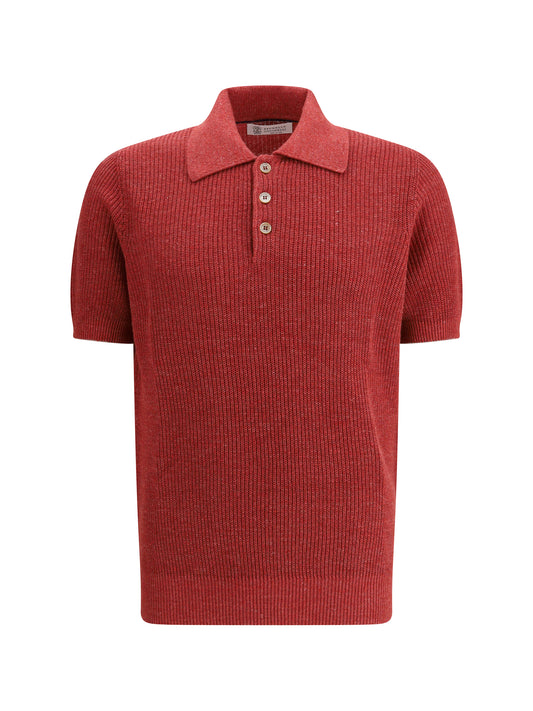 BRUNELLO CUCINELLI Cotton Polo Sweater