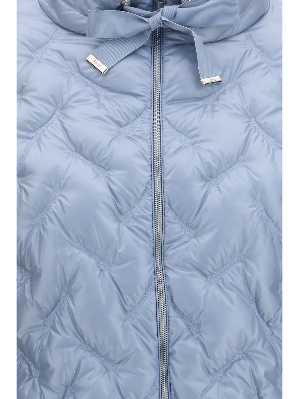 Herno Midi Down Jacket - Sky Blue