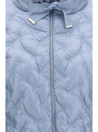 Herno Midi Down Jacket - Sky Blue