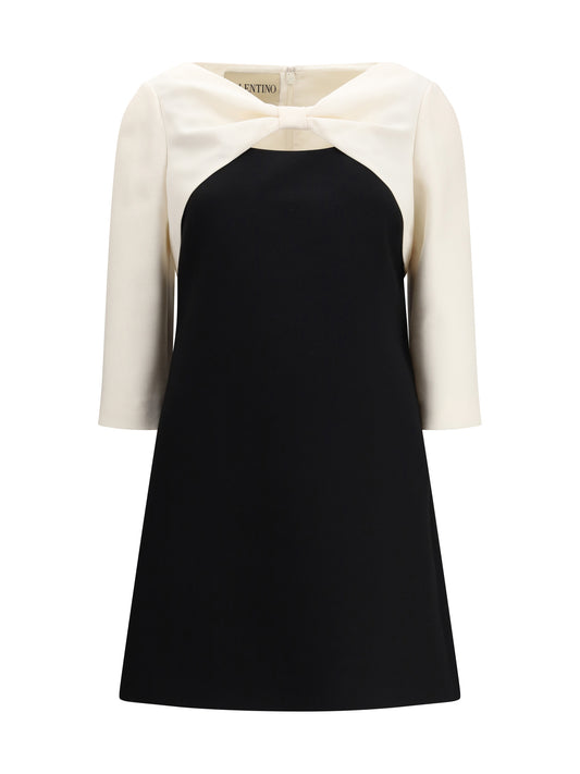 VALENTINO Short Crepe Couture Dress