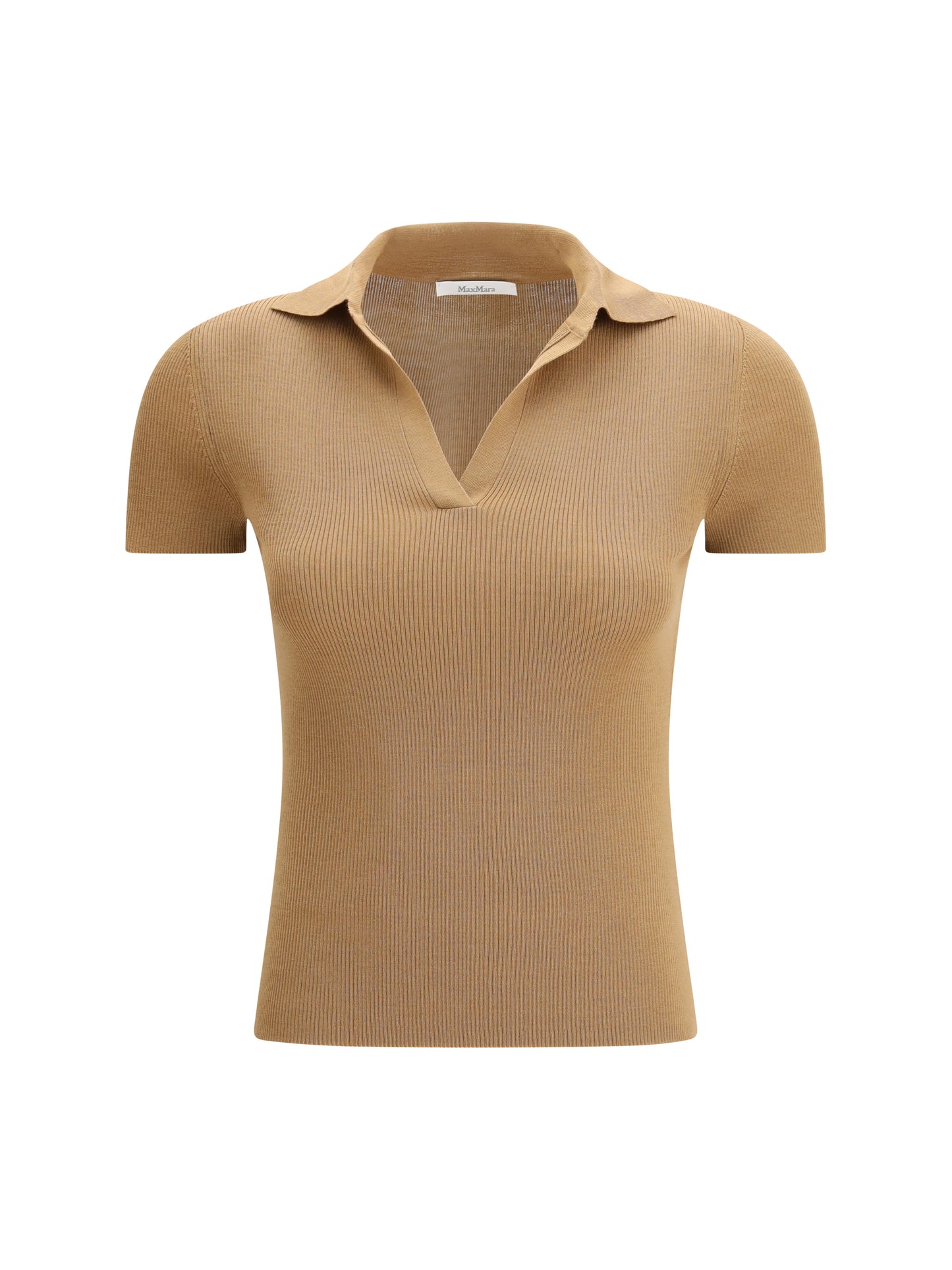 MAX MARA Albero Wool Polo Shirt
