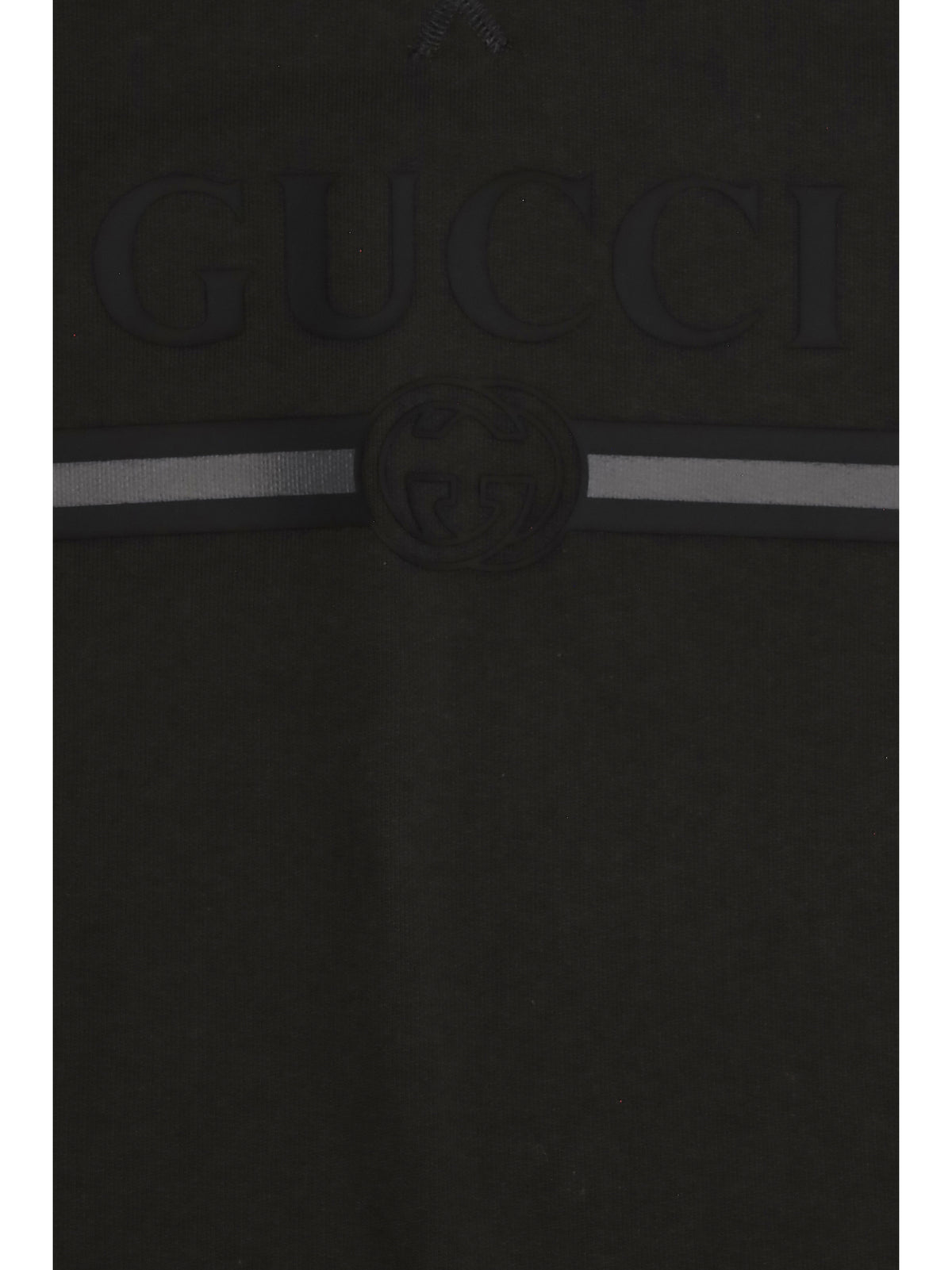 Gucci Cotton Hooded Sweatshirt for Boy - Dusty Dark Grey/Mc