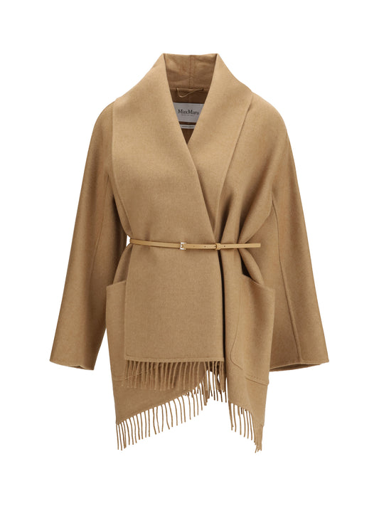 MAX MARA Camel cardigan Coat