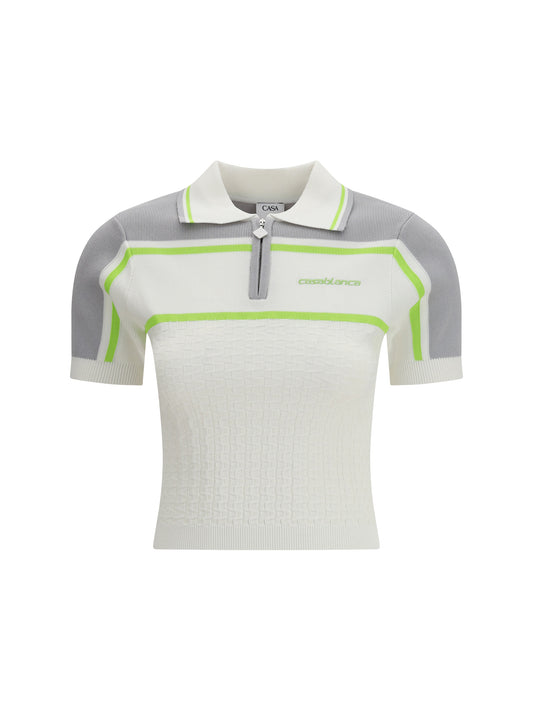 CASABLANCA Tennis Polo Shirt