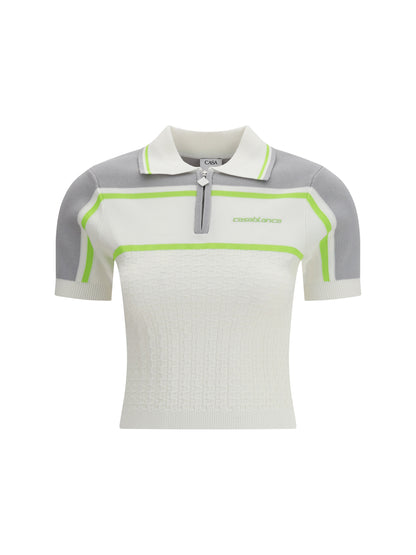 CASABLANCA Tennis Polo Shirt