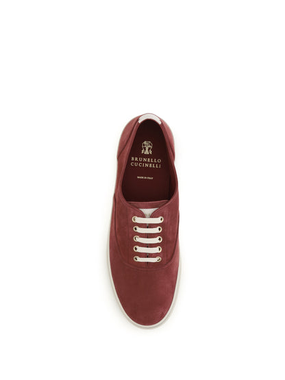 BRUNELLO CUCINELLI Reversed calfskin Sneakers