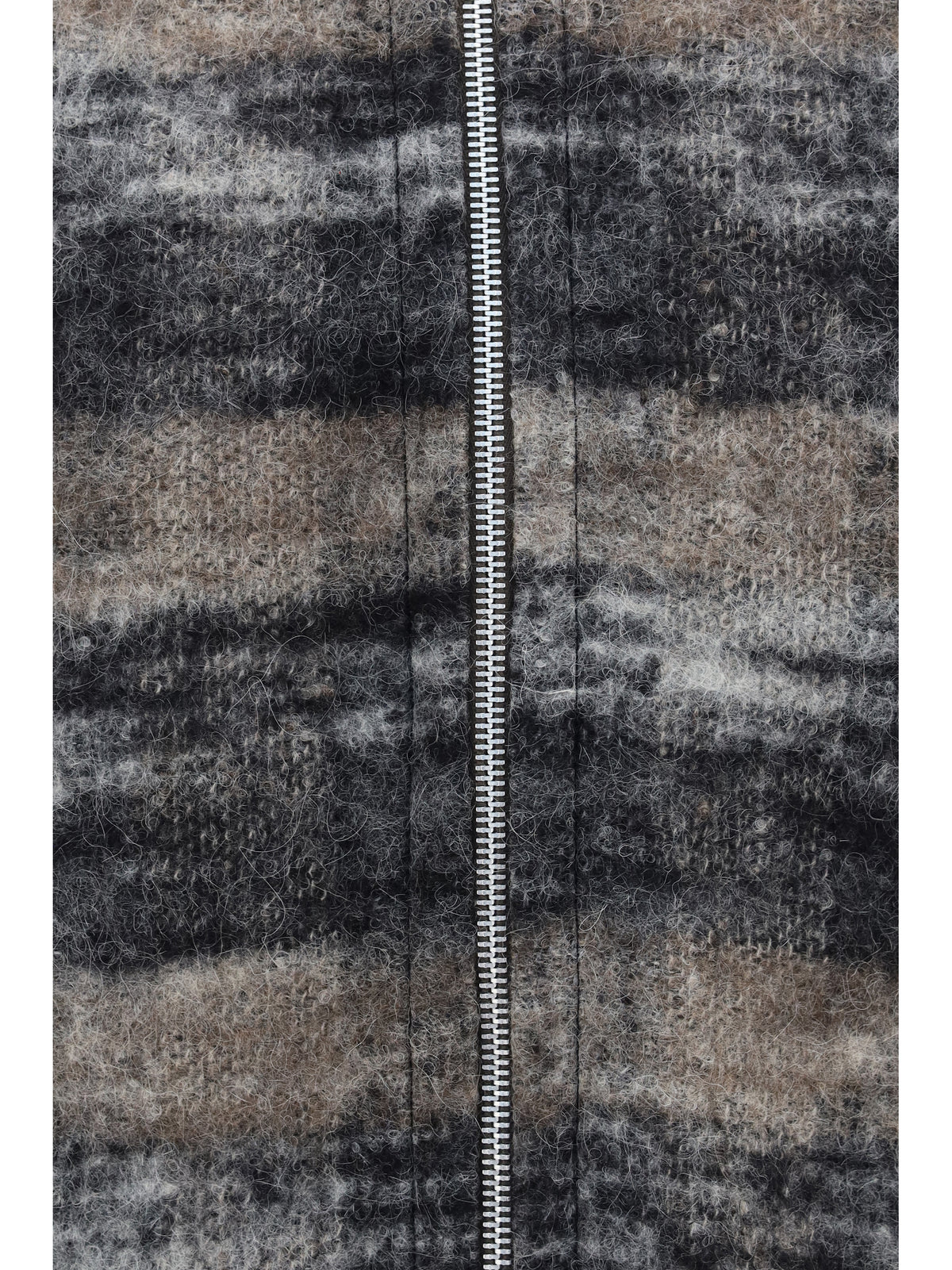 Our Legacy Hooded checked knit Sweatshirt - Night Woods