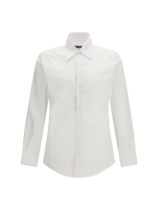 DOLCE & GABBANA Striped flannel Shirt in alpaca-blend