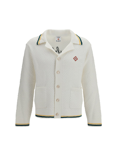 Casablanca Embroidered crochet Shirt - Pyramid Of Oranges