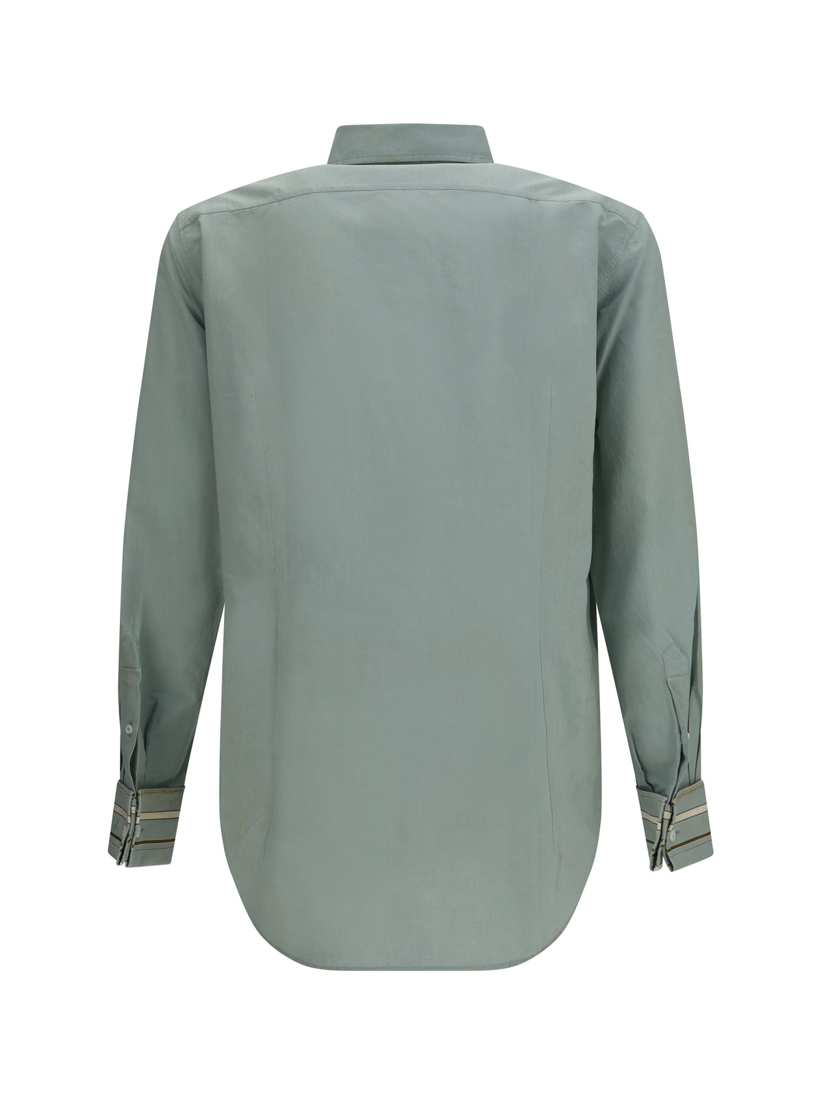 Prada Cotton Shirt with a worn-in effect - Agave