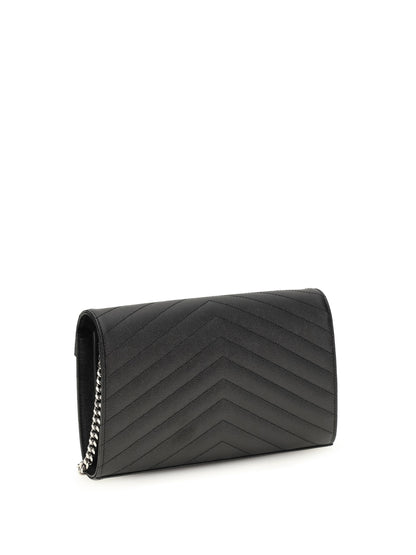 Saint Laurent Chain Wallet - Black