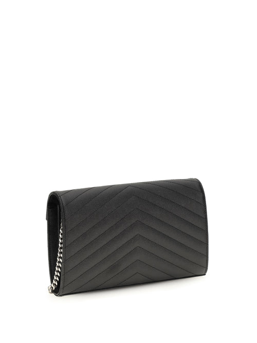 Saint Laurent Chain Wallet - Black