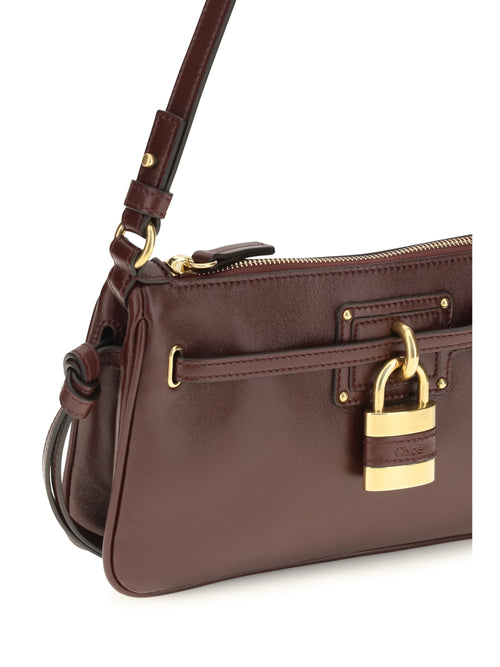 Chloé Paddington Sling Mini Shoulder Bag - Burnt Red