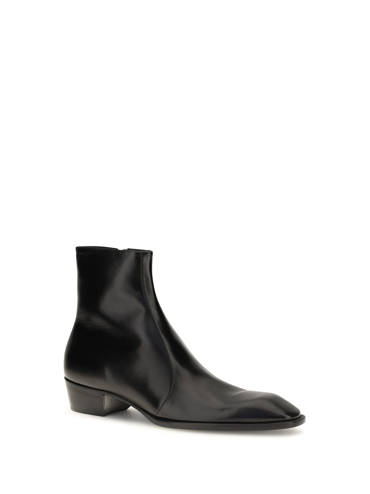 Saint Laurent Aurelien Splendor Ankle Boots - Black