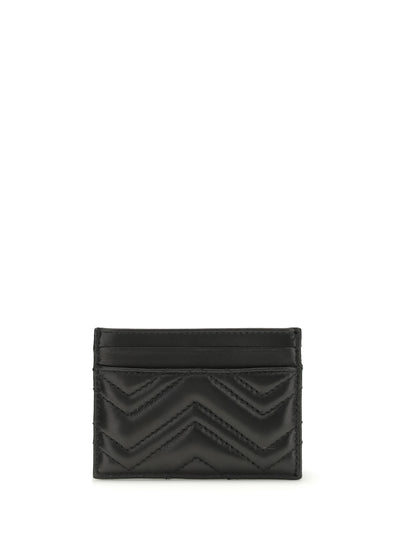 Gucci GG Marmont Cardholder - Black/Black