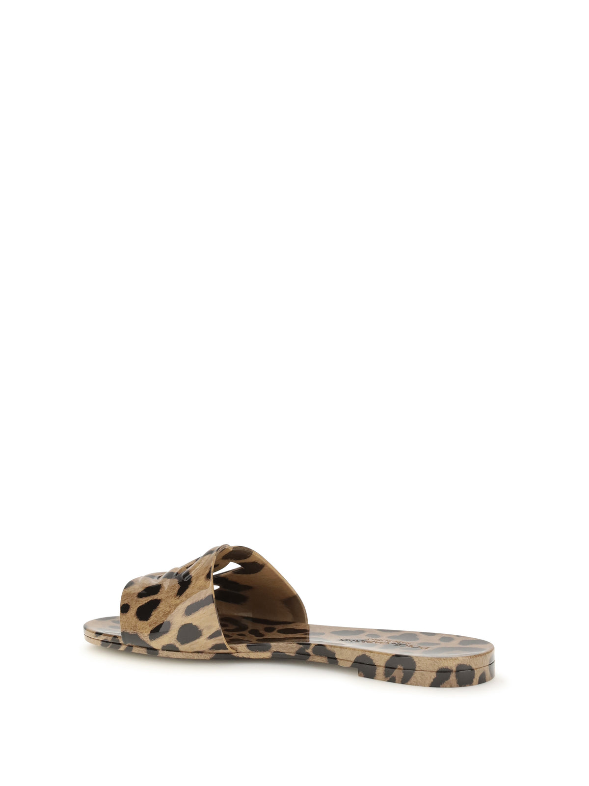 Dolce & Gabbana Rubber Sandals with leopard print - Leo New