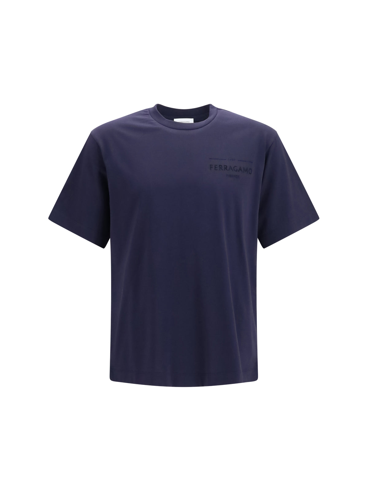 Ferragamo Logo T-shirt - New Navy