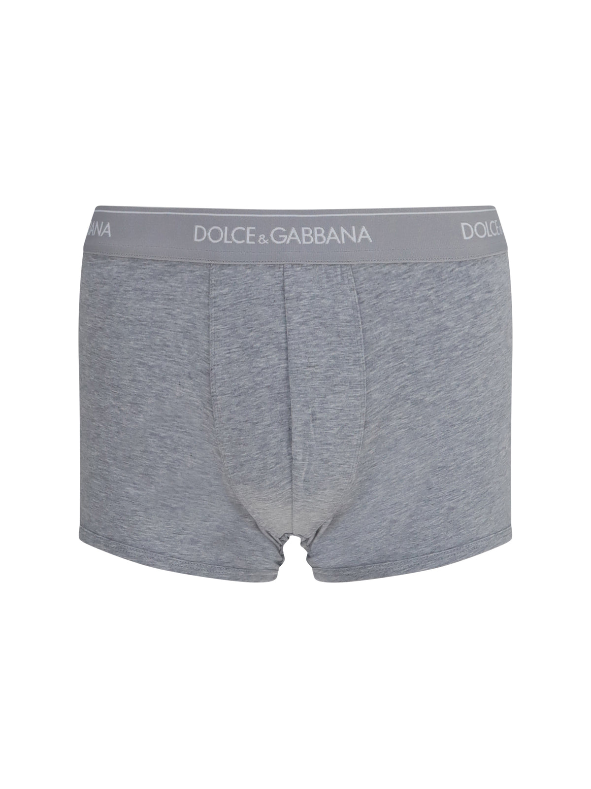 Dolce & Gabbana Two-pack stretch cotton Boxer briefs - Melange Grigi