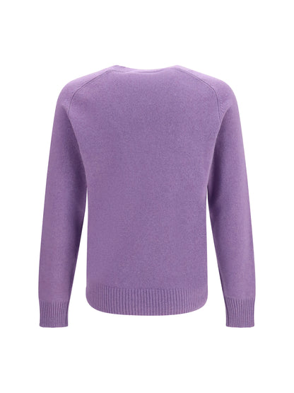 Brooksfield Crewneck Sweater - Aubergine
