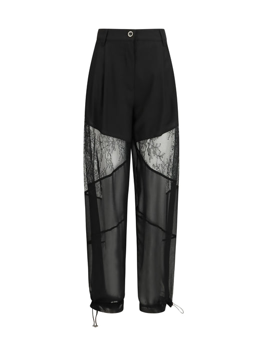 PINKO Nacy Pants with lace inserts