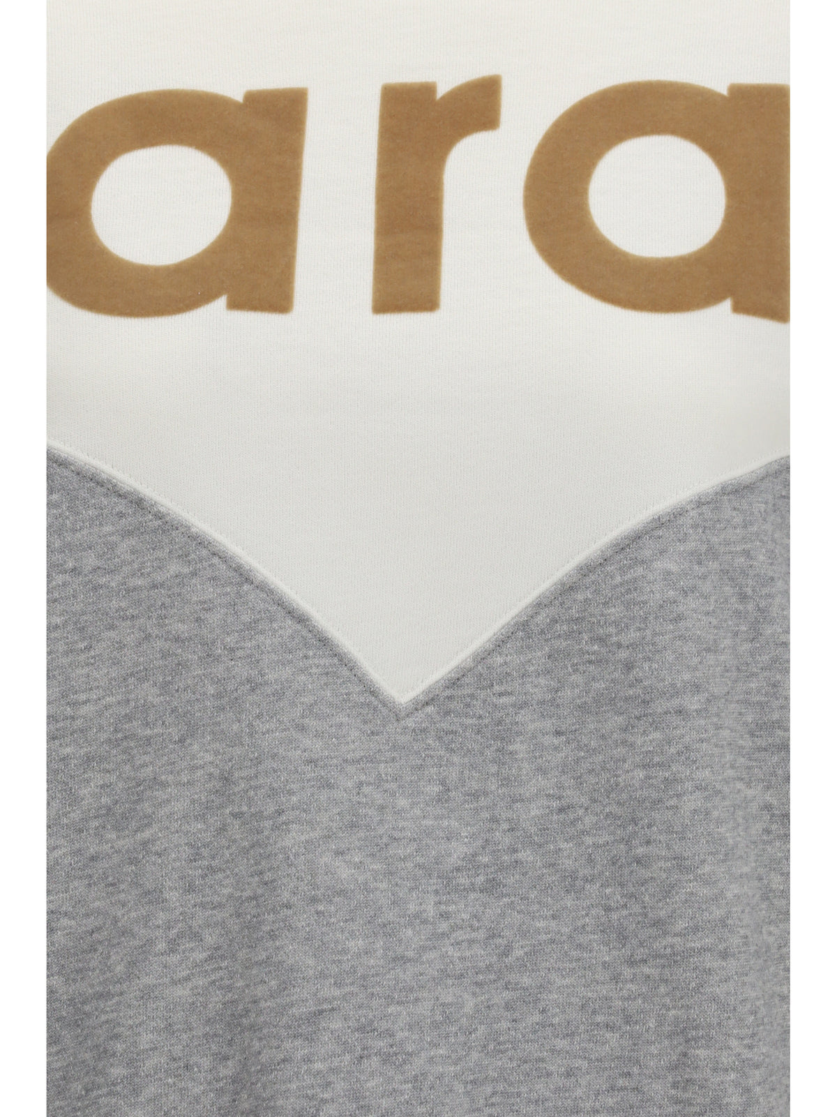 Marant Étoile Cotton Houston Sweatshirt - Off White/Light Grey